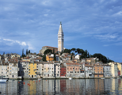 Rovinj pohled na město