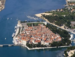 Pohled z výšky na Trogir